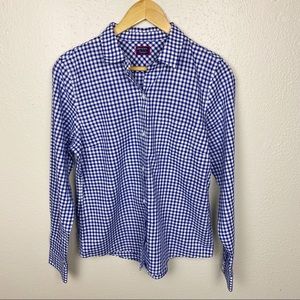 UNTUCKit blue/White 100% Cotton Button Up Shirt 💙